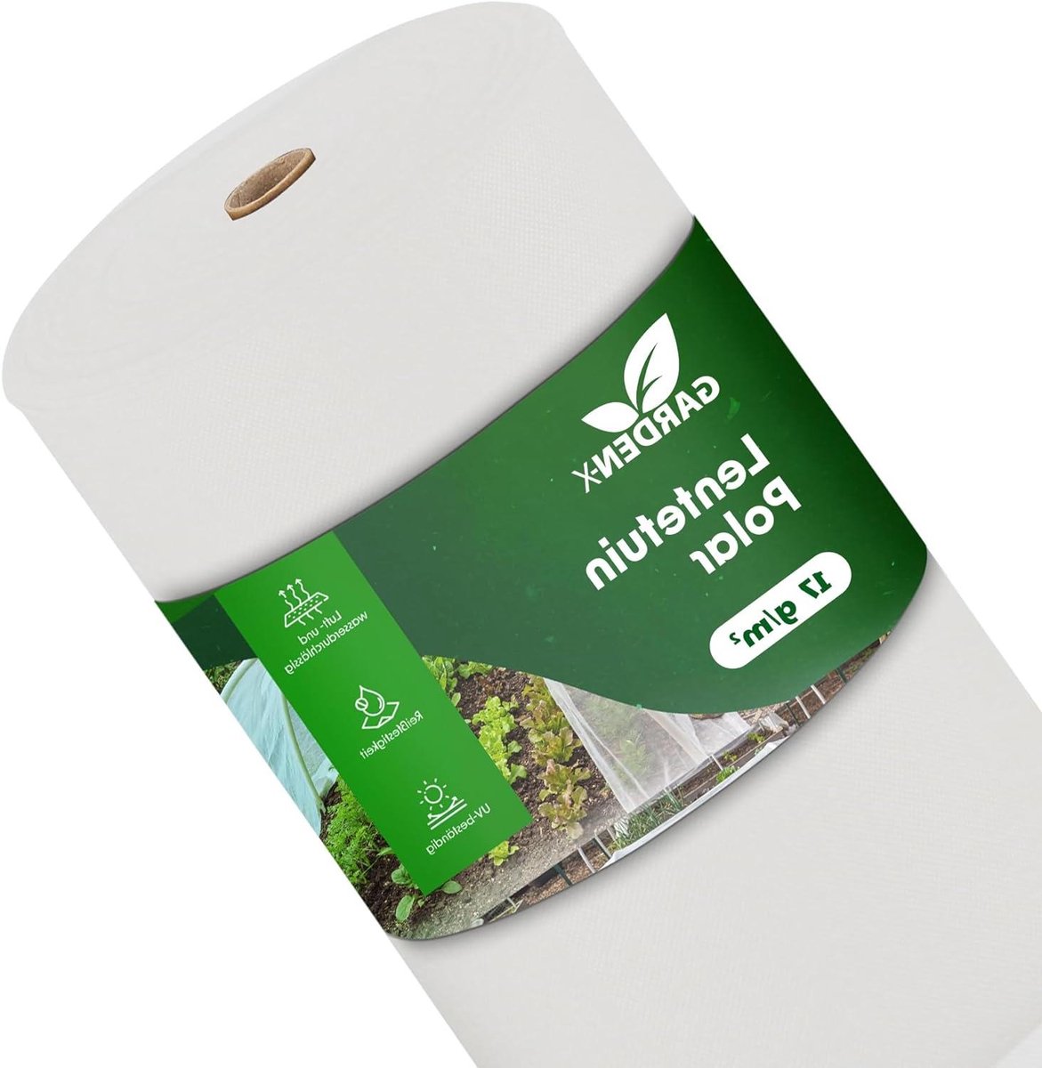 Kweekbed Vlies - Tuinvlies Bodembedekking - Planten Beschermen - Ademend Materiaal - 1.6 x 100 m - Wit