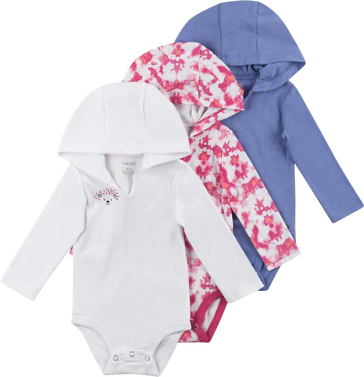Baby Romper met Capuchon - Babykleding Set - Baby Comfort - Rekt en beweegt mee - 0-24 maanden - Wit