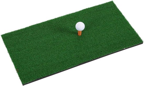 Golf Oefenmat - Putting Mat Rubber Houder - Golf Trainen - Realistisch Gras - 60 x 30 cm - Groen van GOLF — afbeelding 2