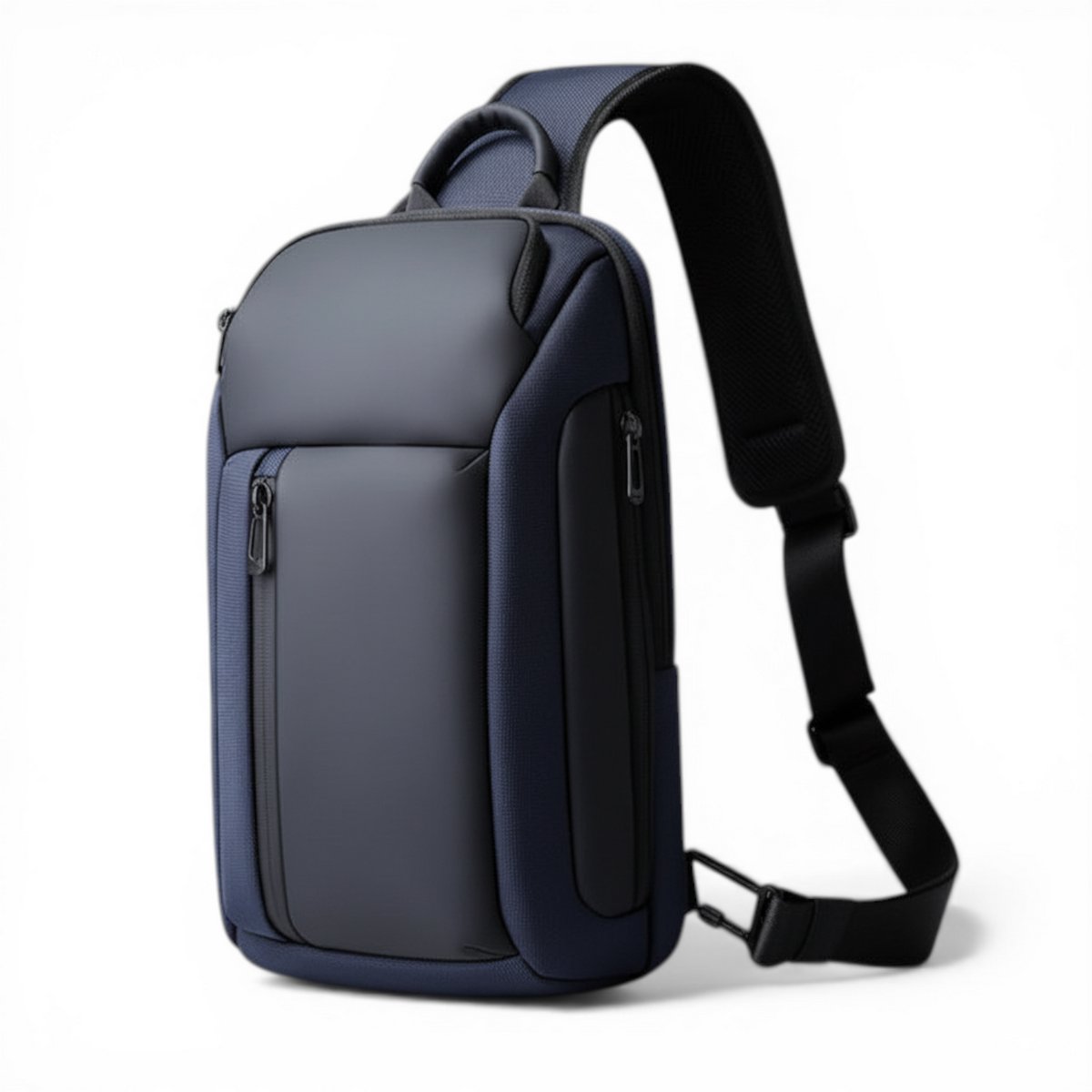 Sling Backpack - Crossbody Tas - Compacte Rugzak - Tablet Tas 11 inch - Waterafstotende Schoudertas - Anti-diefstal - Blauw
