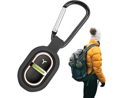Muggenverjager – Anti Muggen Apparaat voor Camping en Buiten – Stil Ontwerp met Karabijnhaak – IPX4 – Zwart