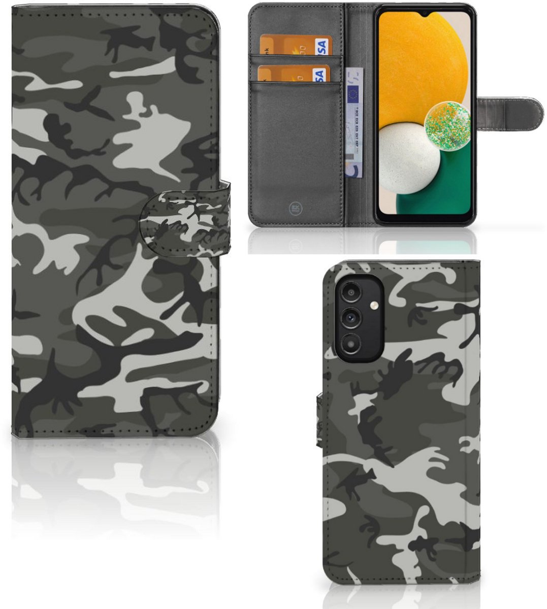 Samsung Galaxy A14 4G Telefoon Hoesje Army Light