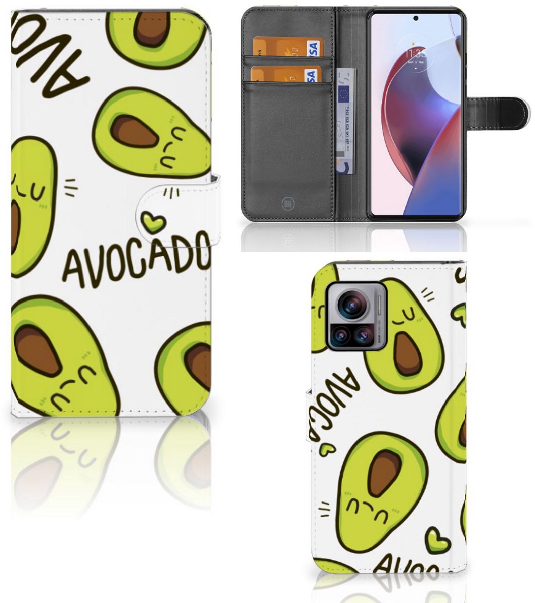 Motorola Edge 30 Ultra Leuk Hoesje Avocado Singing