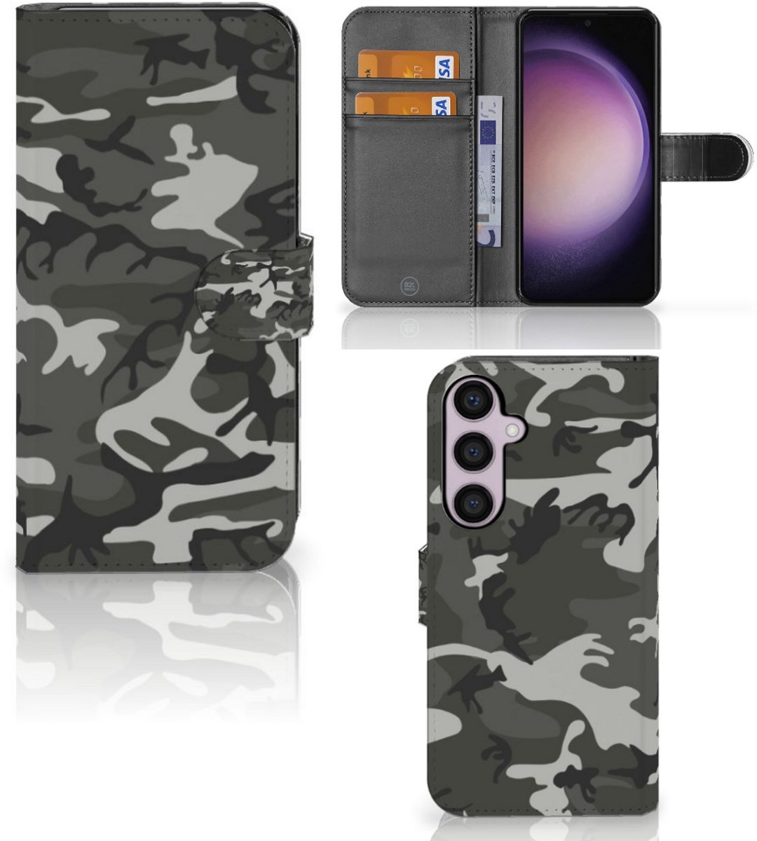 Samsung Galaxy S24 Plus Telefoon Hoesje Army Light