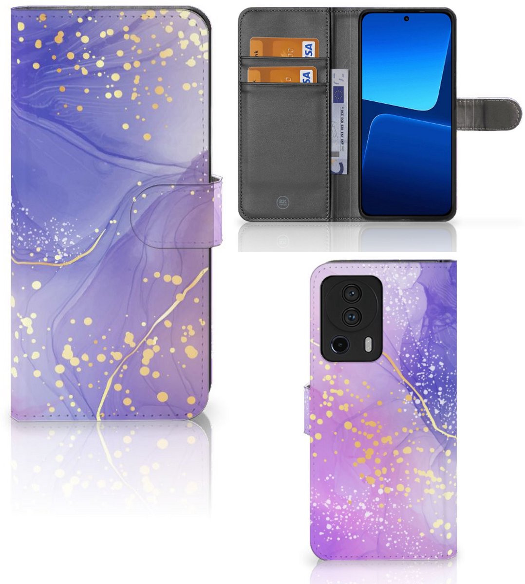 Hoesje voor Xiaomi 13 Lite Watercolor Paars