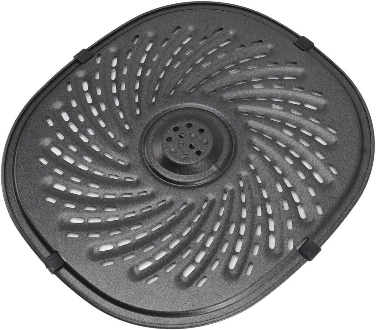 Vervangende Grillpan voor Airfryer, RVS Crisplate, Anti-aanbak Coating, Vaatwasserbestendig, Ideaal voor Gezond Koken en Perfecte Resultaten