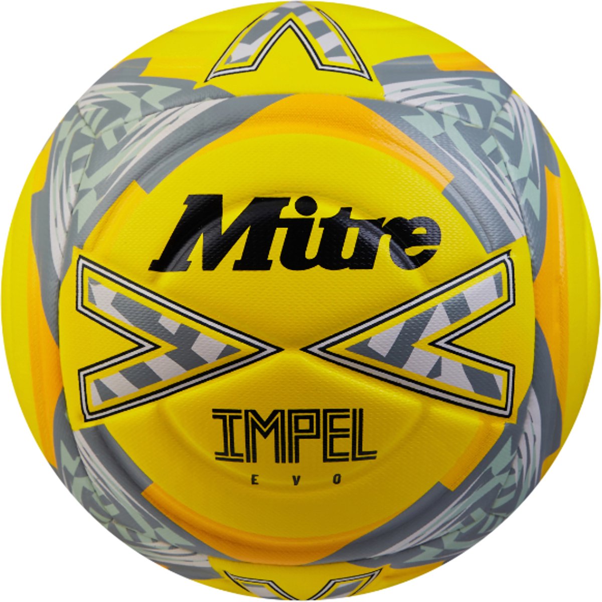 1200x1200.jpg Mitre Impel Evo Voetbal Geel 5 - Afbeelding 1
