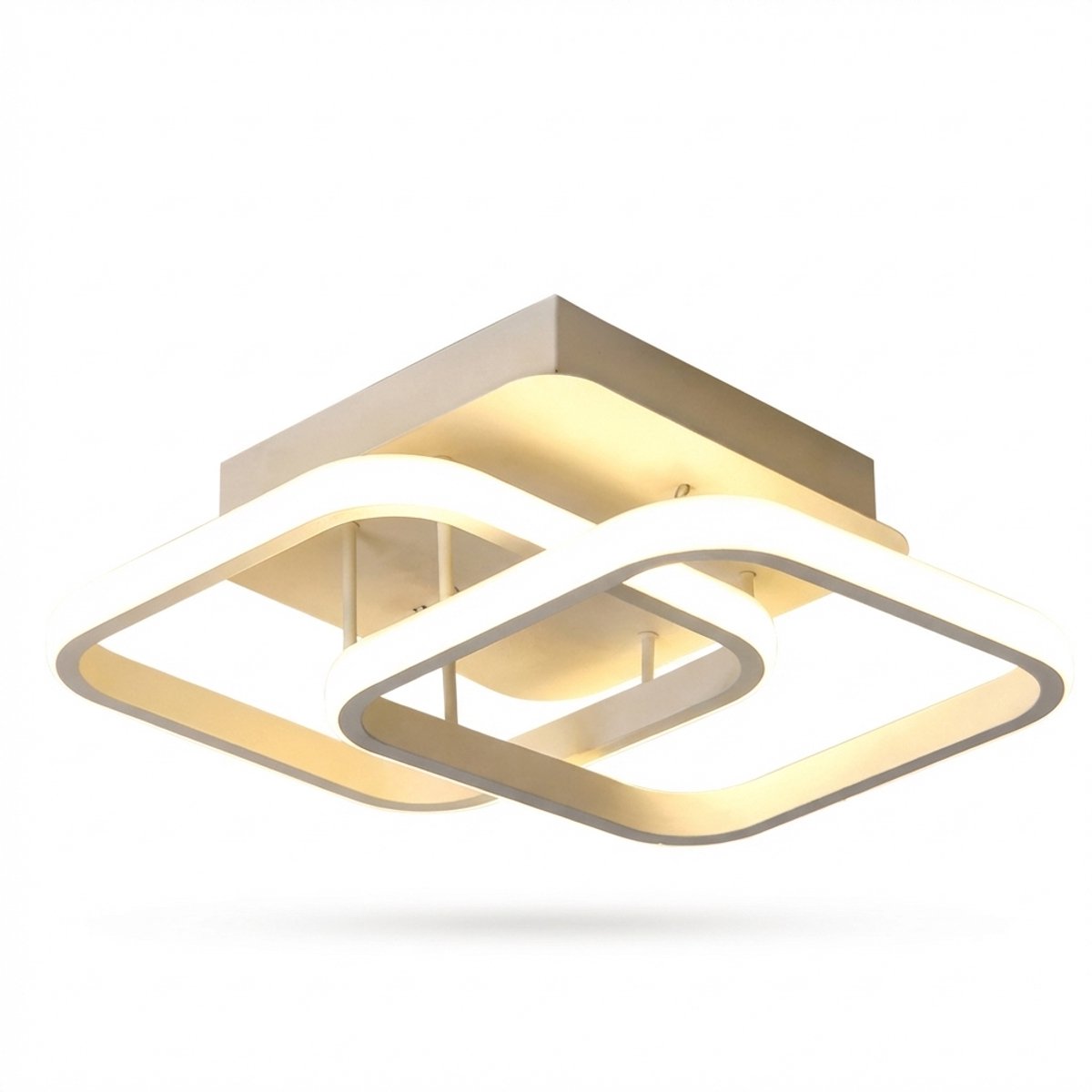 Plafondlamp Modern Wit - Plafonniere - LED - ⌀ 24 cm
