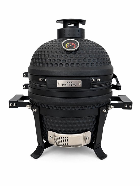Patton Premium Mini 13" Kamado - Rooster Ø27 cm - Matzwart