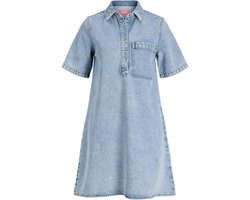 Jjxx Amara Sille Korte Mouwen Korte Jurk Blauw XS Vrouw