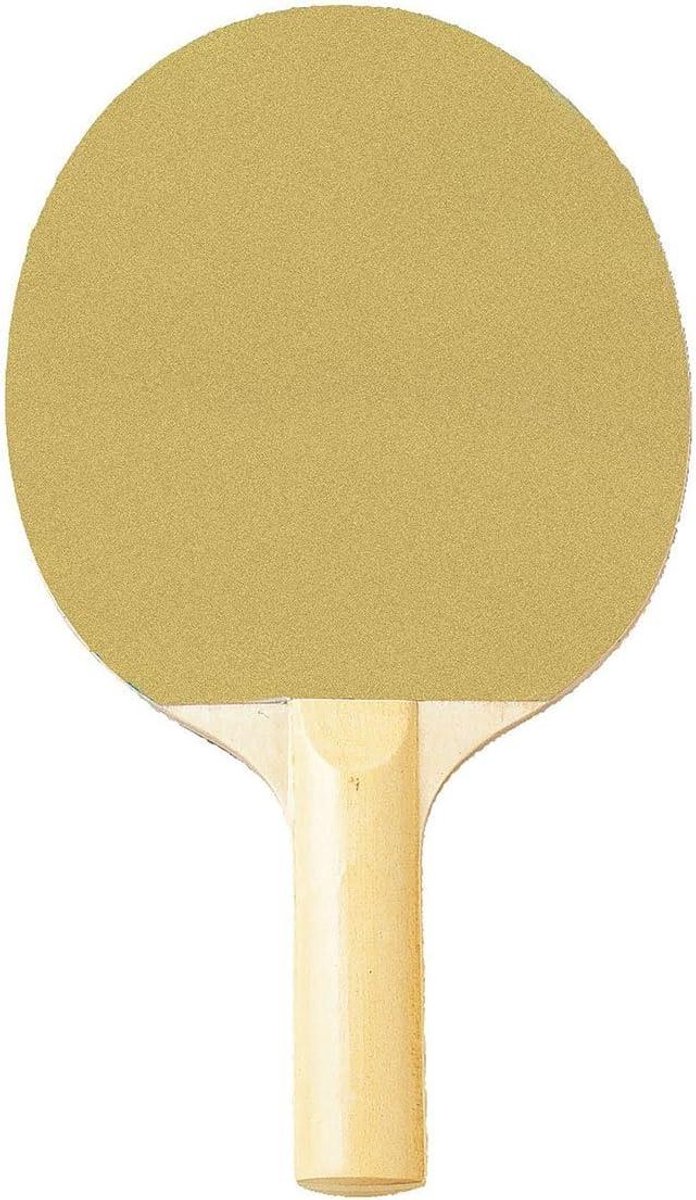 Tafeltennis Batje - Pingpong Paddle - Sportief Spel - Zand Oppervlak - 5-laags - Wit