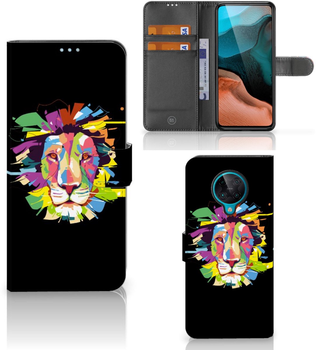 Xiaomi Poco F2 Pro Leuk Hoesje Lion Color