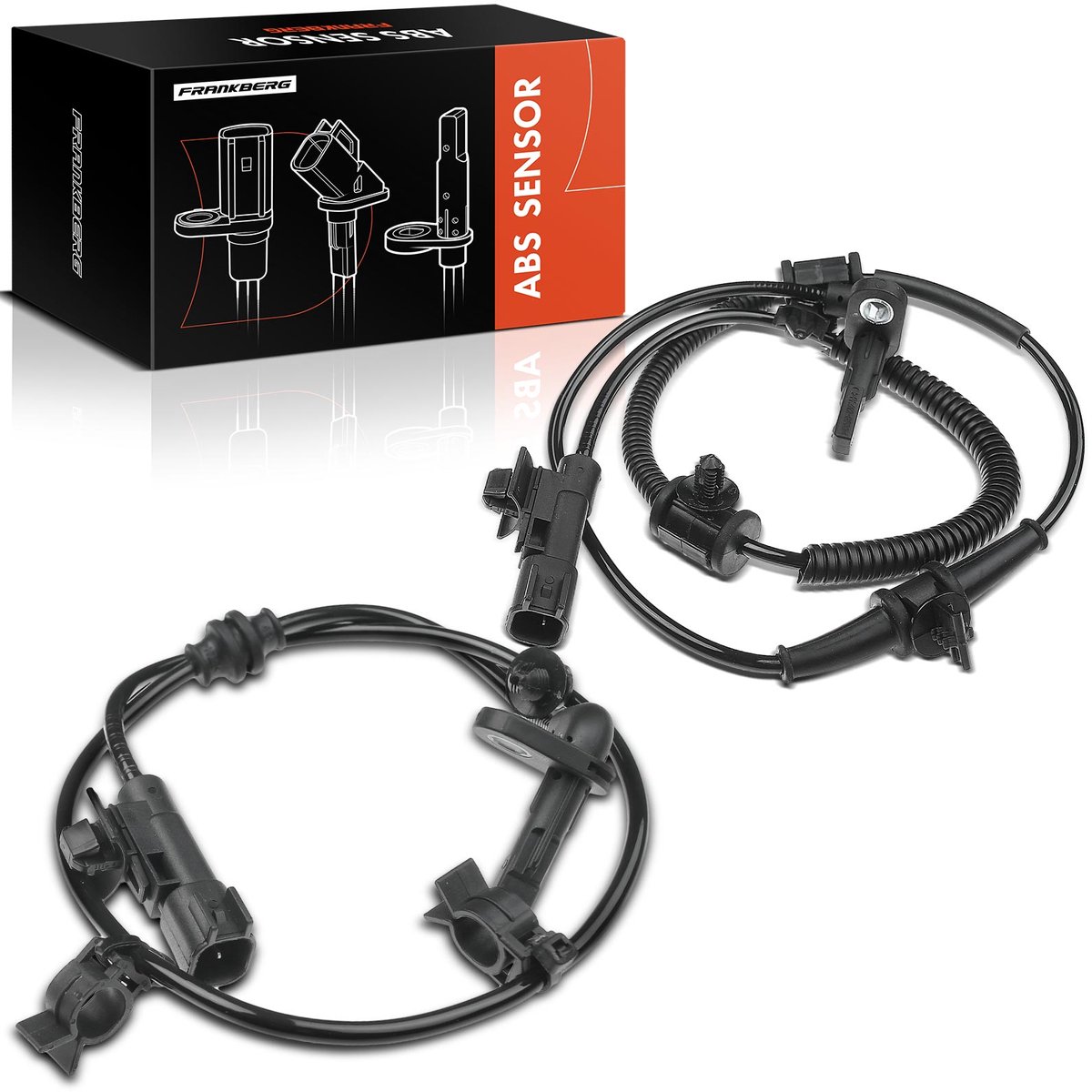 Frankberg 2x ABS Sensor Vooras Achteras voor Chevrolet Cruze Opel