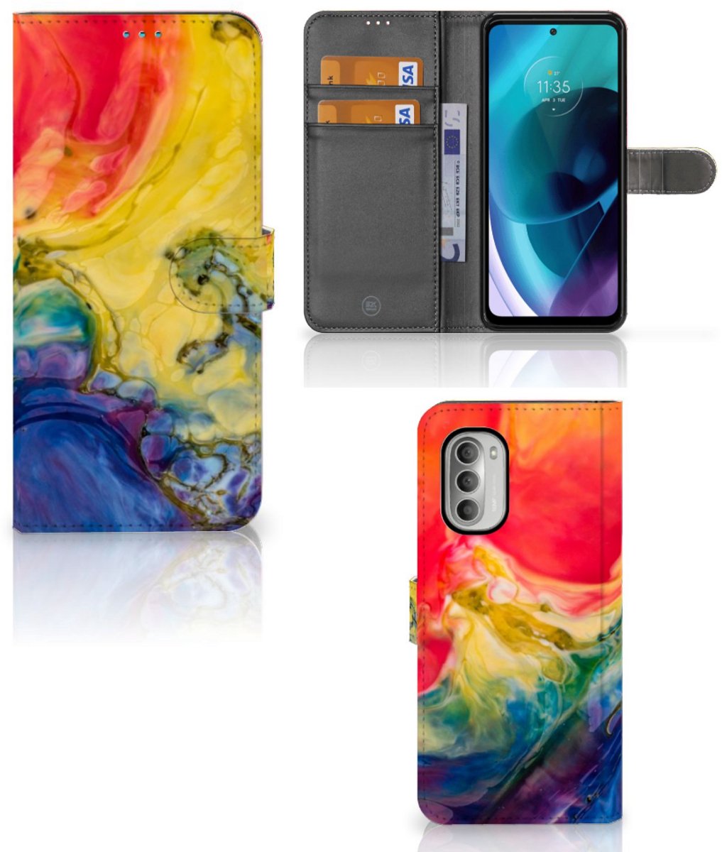 Hoesje Motorola Moto G51 5G Watercolor Dark