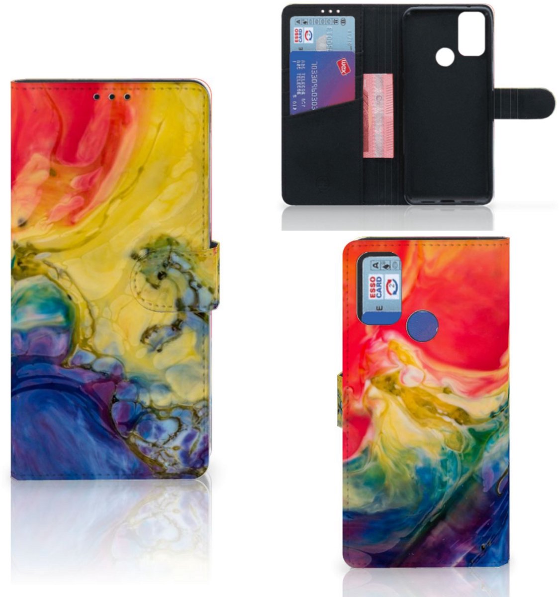 Hoesje Alcatel 1S (2021) Watercolor Dark
