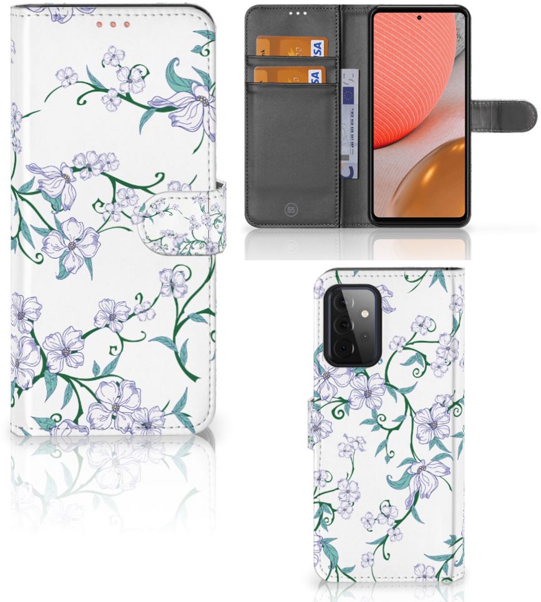 Samsung Galaxy A72 Uniek Hoesje Blossom White