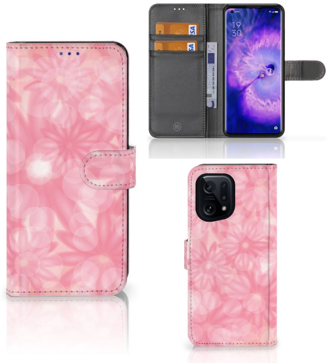 OPPO Find X5 Hoesje Spring Flowers