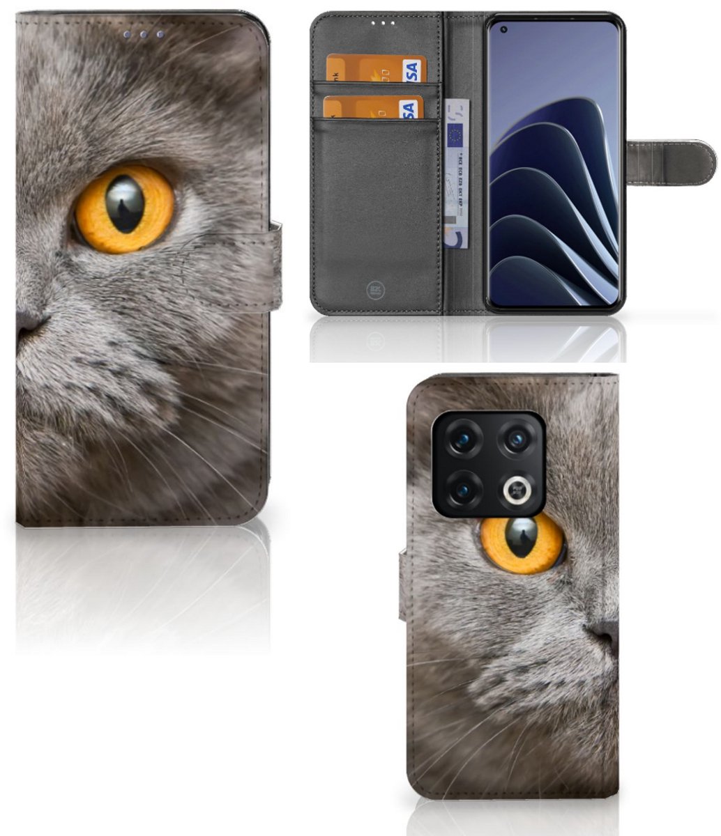 Telefoonhoesje met Pasjes OnePlus 10 Pro Britse Korthaar