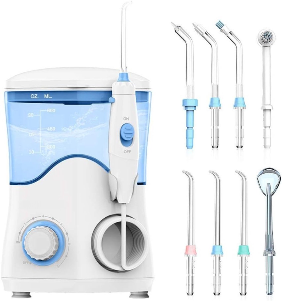 Quvo® Monddouche - Waterflosser - Monddouche Waterflosser - Wit - ‎13cm x 10cm x 20cm; 100 g