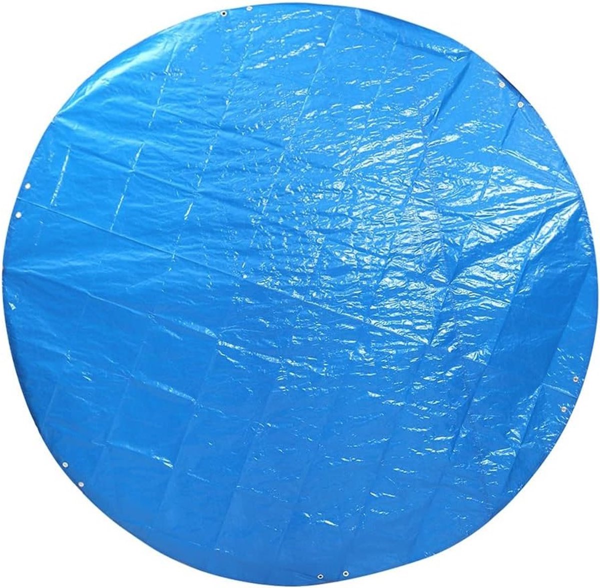 Ronde Zwembadafdekking van 300 cm, Opvouwbare UV-bescherming en Warmte-isolatie voor Zwembadgebruik