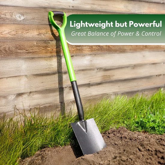 Tuinmijl® Heavy Duty Robust Digging Garden Spade Shovel Fork Dutch How to Rake Landscaping Tools Patio Digging Spade — afbeelding 4