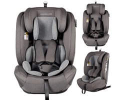 X Adventure Autostoel Grow Fix Groep 1/2/3 9-36 kg (76 tot 150 cm) Vanaf 15 maanden tot 12 jaar - Met Isofix - i-Size - Meegroei Autostoel - Grijs
