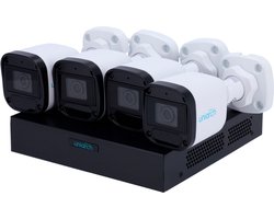 Uniarch netwerkcamera set 4x IP-camera en 8 kanalen PoE NVR
