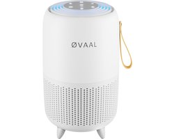 Øvaal Luchtreiniger - Air Purifier - met vervangbaar HEPA13 Filter + koolstoffilter - 250 m³/u - Helpt tegen stof, huisstofmijt, hooikoorts en allergie - Slaapstand en Automatische Stand - Luchtkwaliteit Indicator