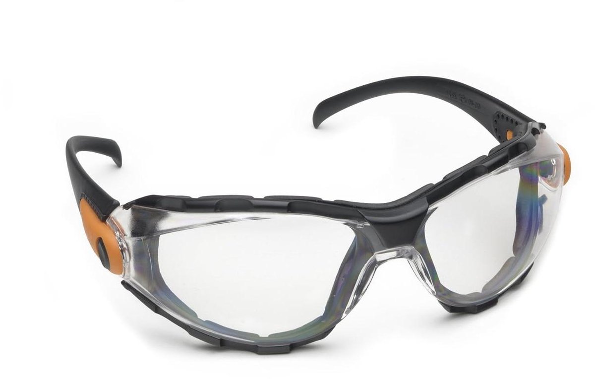 Veiligheidsbril - Beschermbril Werkbril - Stof en Vuil Buiten - Schokbestendige Lens - 15.6 x 7.6 x 5.7 cm - Helder