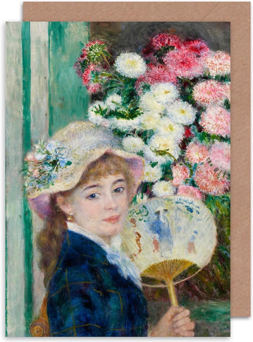 Wenskaart met kunstprint - Kaart met schilderij - Persoonlijke boodschap sturen - Hoge kwaliteit karton - 17.5 x 12.5 cm