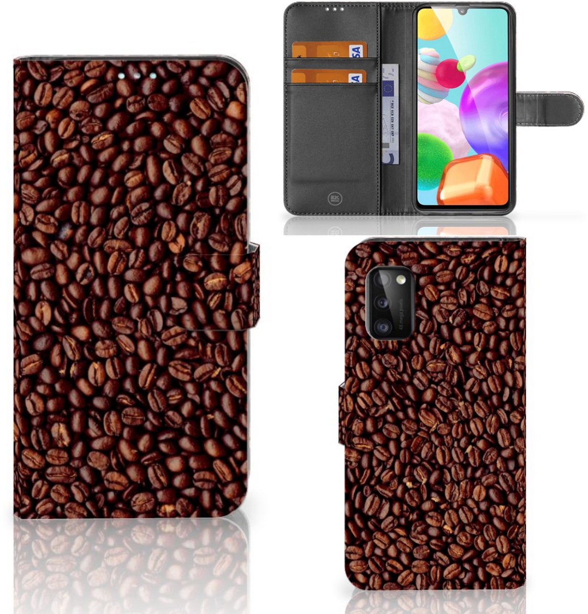 Samsung Galaxy A41 Book Cover Koffiebonen