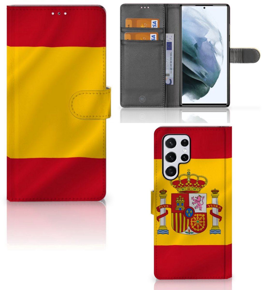 Samsung Galaxy S22 Ultra Bookstyle Case Spanje