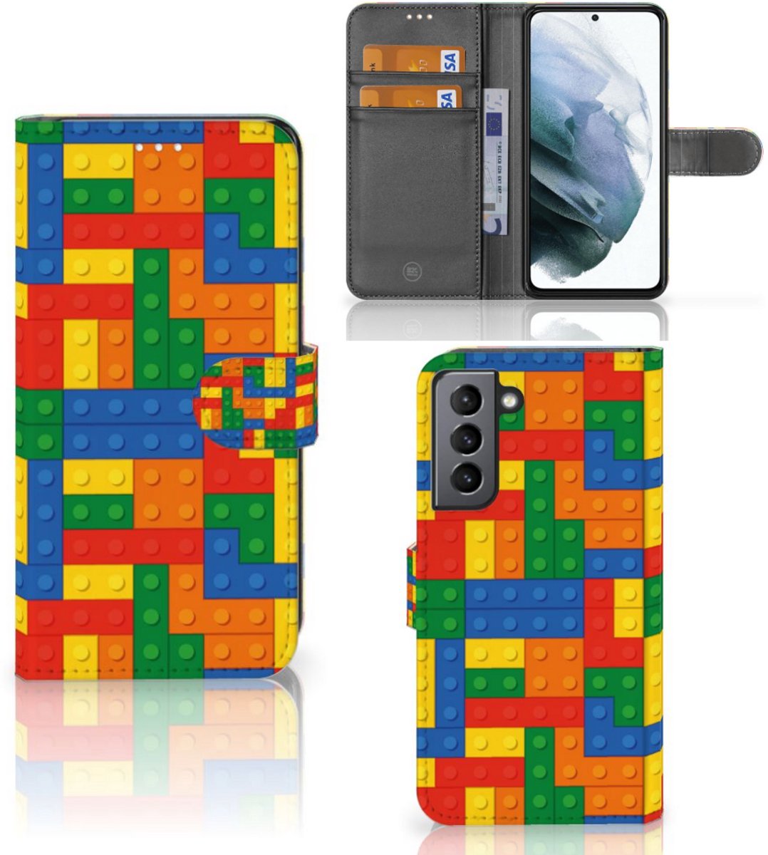 Samsung Galaxy S21 FE Telefoon Hoesje Blokken