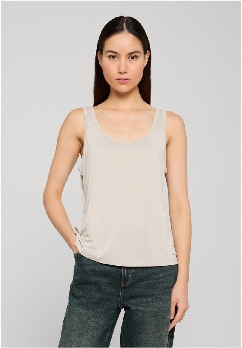 Urban Classics Modal Loose Mouwloze top XS Grijs