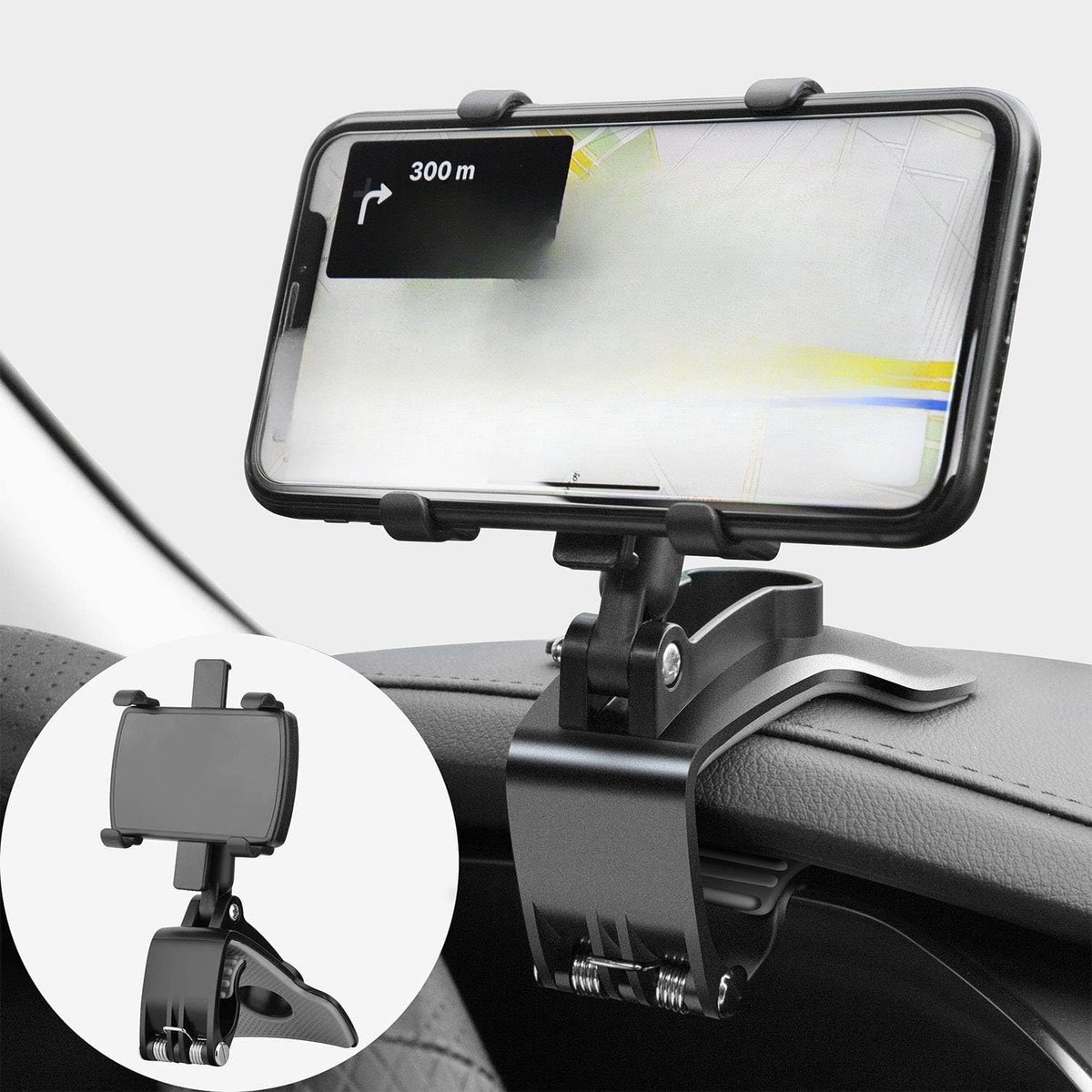 360 graden draaibare autotelefoonhouder, dashboardhouder