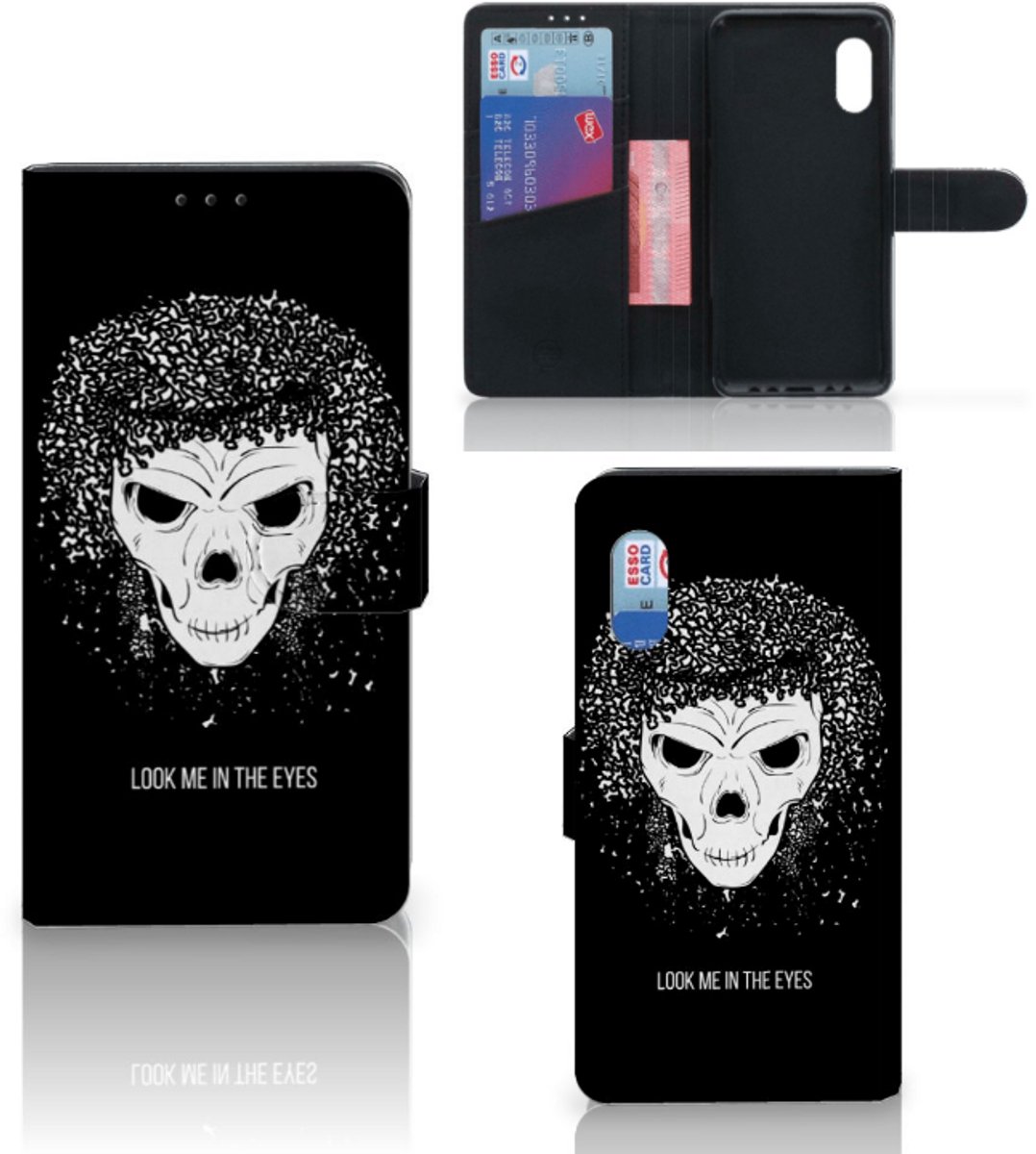 Telefoonhoesje met Naam Samsung Xcover Pro Skull Hair