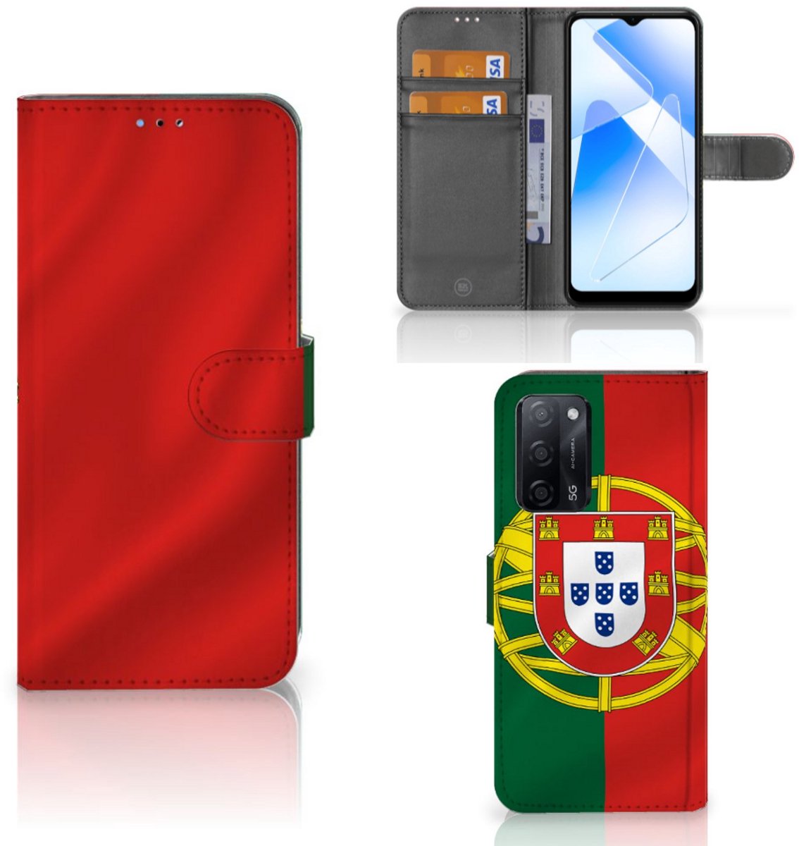OPPO A16/A16s/A54s Bookstyle Case Portugal