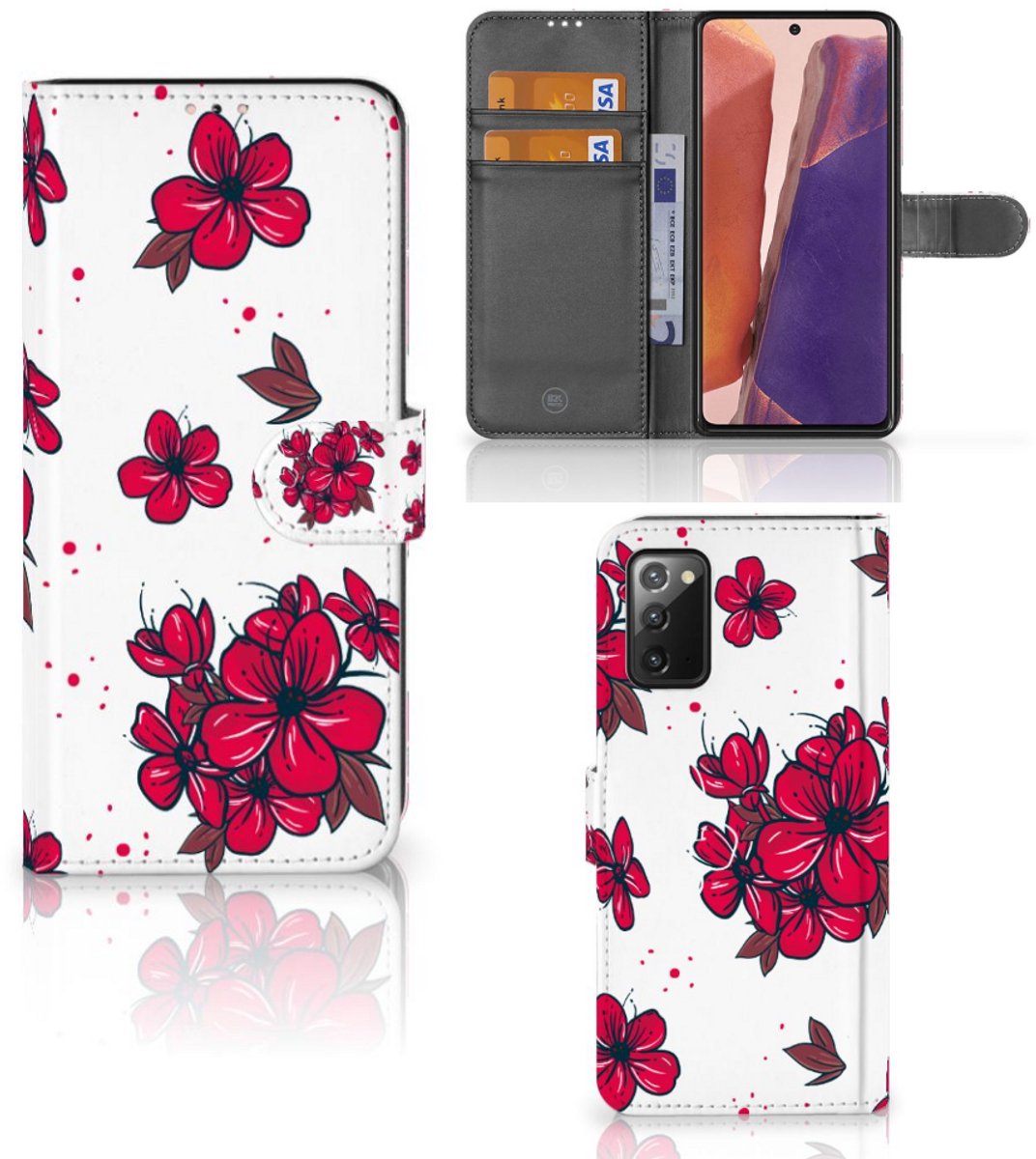 Samsung Galaxy Note 20 Hoesje Blossom Red