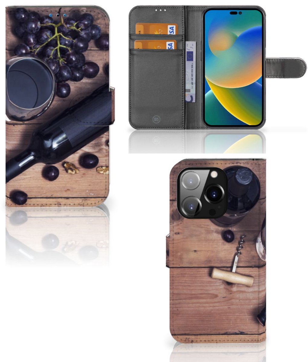 iPhone 14 Pro Book Cover Wijn