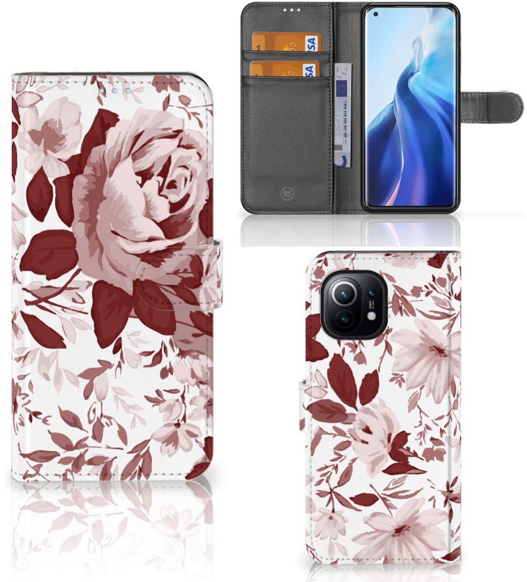 Hoesje Xiaomi Mi 11 Watercolor Flowers