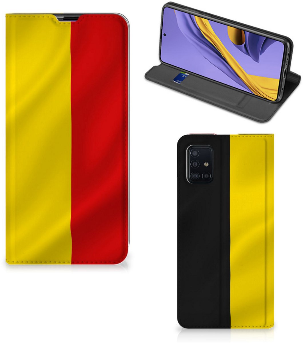 Samsung Galaxy A51 Standcase Belgische Vlag