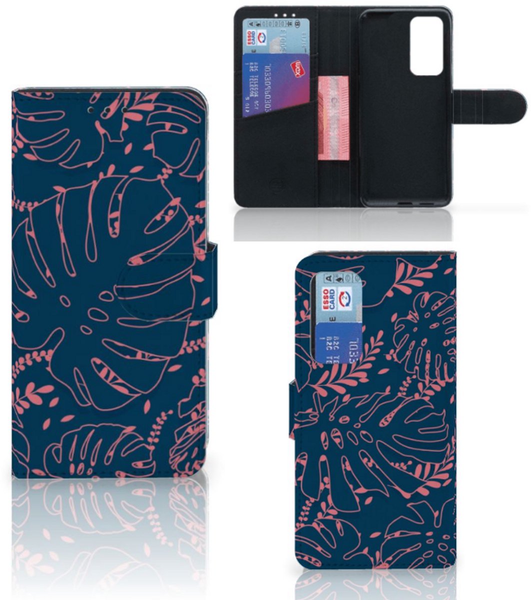 Huawei P40 Hoesje Palm Leaves