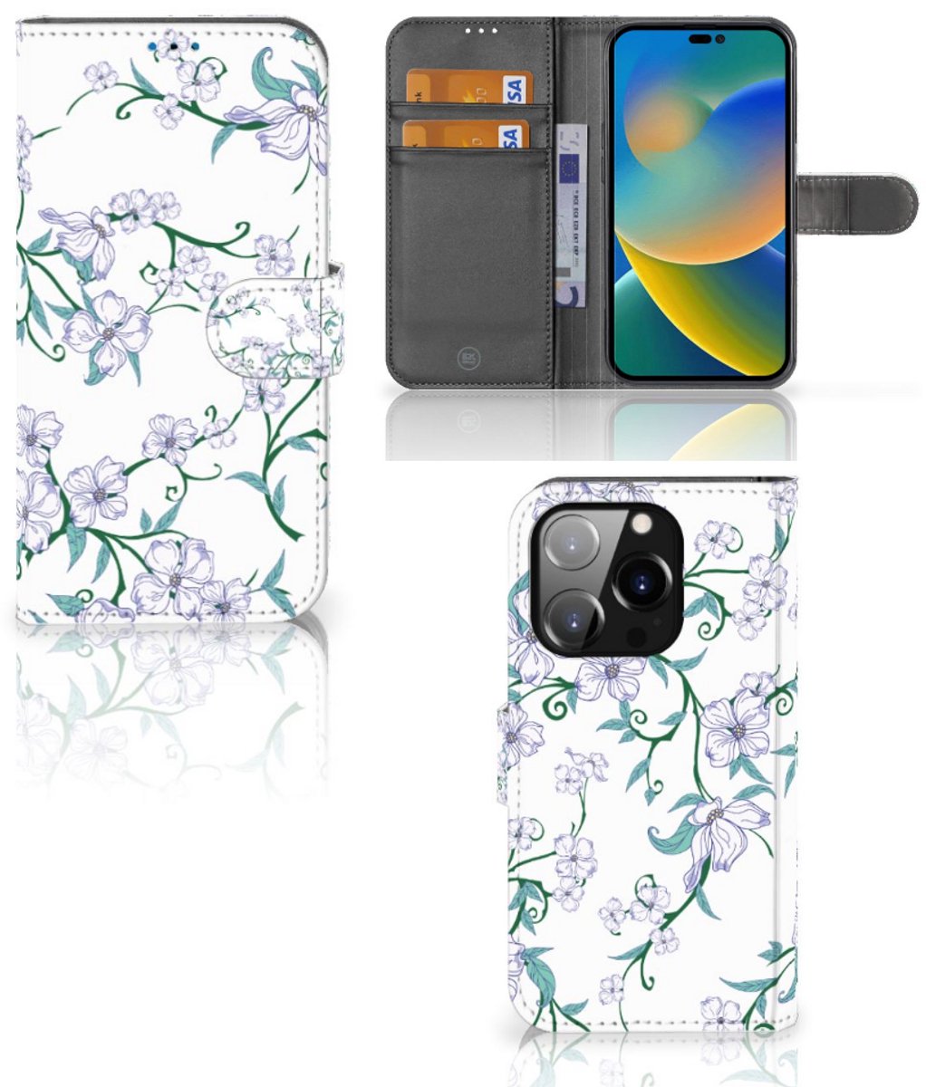 iPhone 14 Pro Uniek Hoesje Blossom White