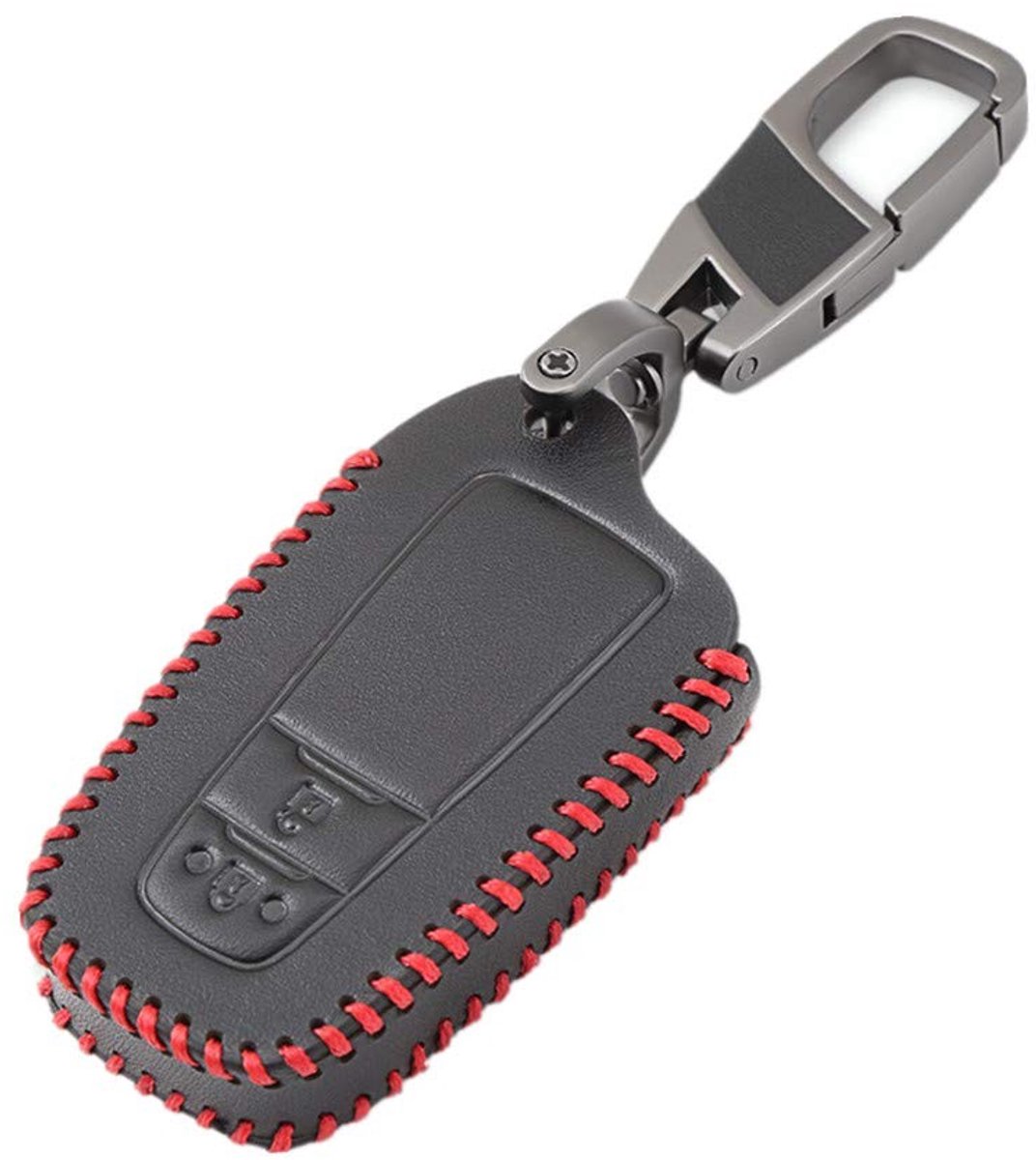 Cosensi - Sleutelhoes - Leather Car Key Case - Bescherming voor autotoetsen - Rood - Sleutelhanger accessoires - Geschikt voor Toyota