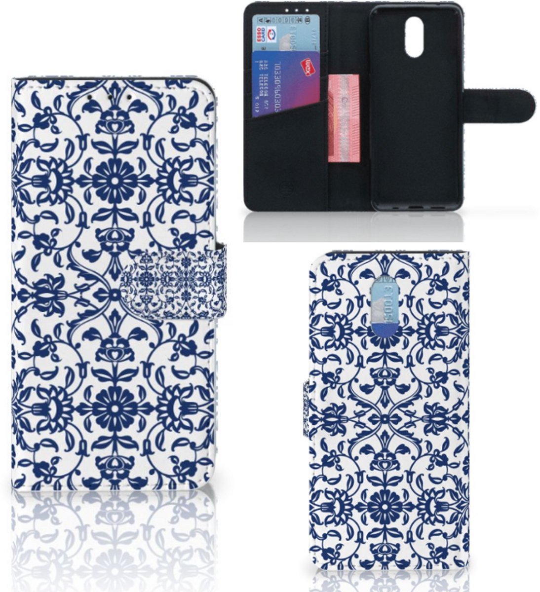 Nokia 2.3 Hoesje Flower Blue