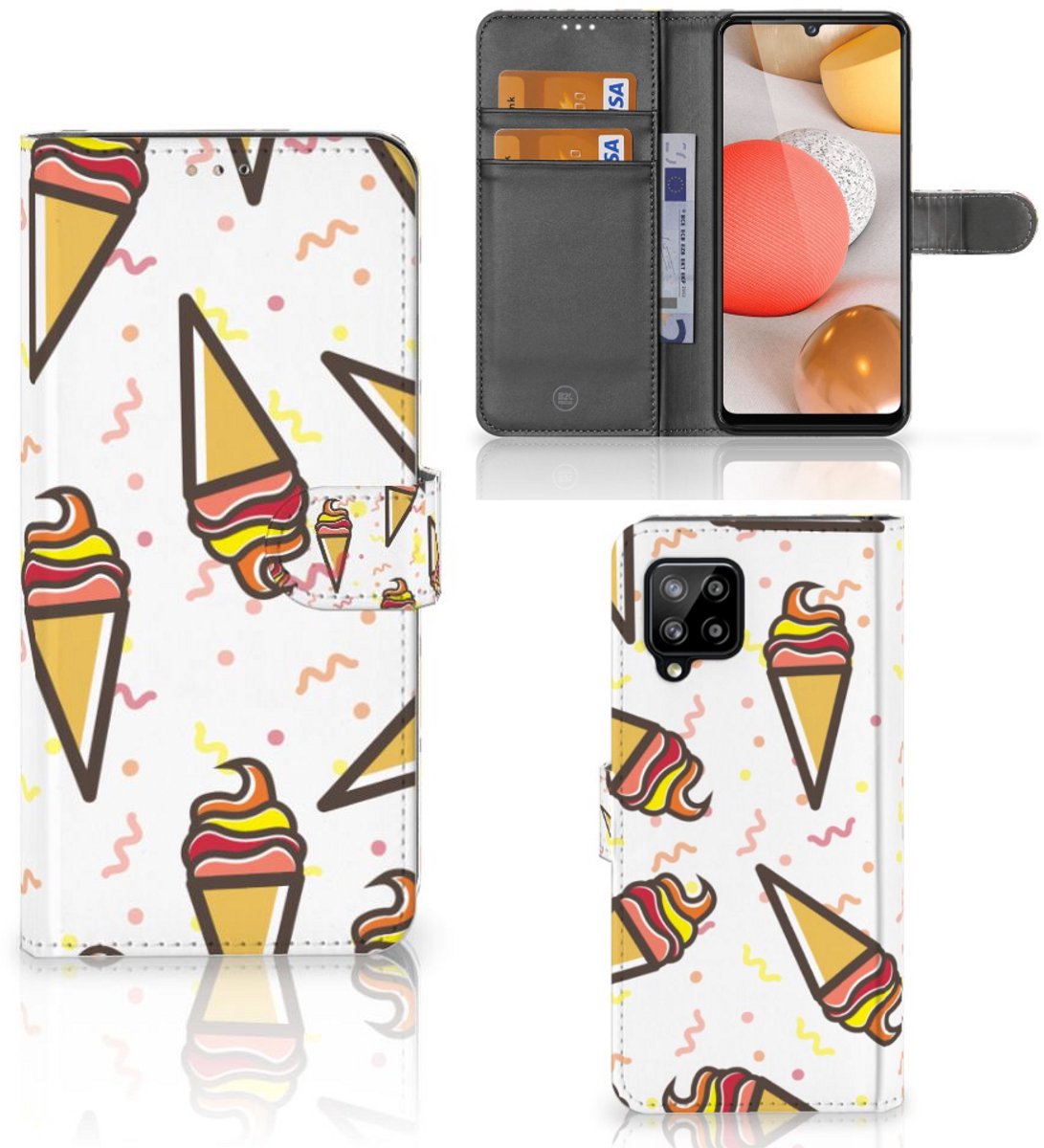 Samsung Galaxy A42 5G Book Cover Icecream