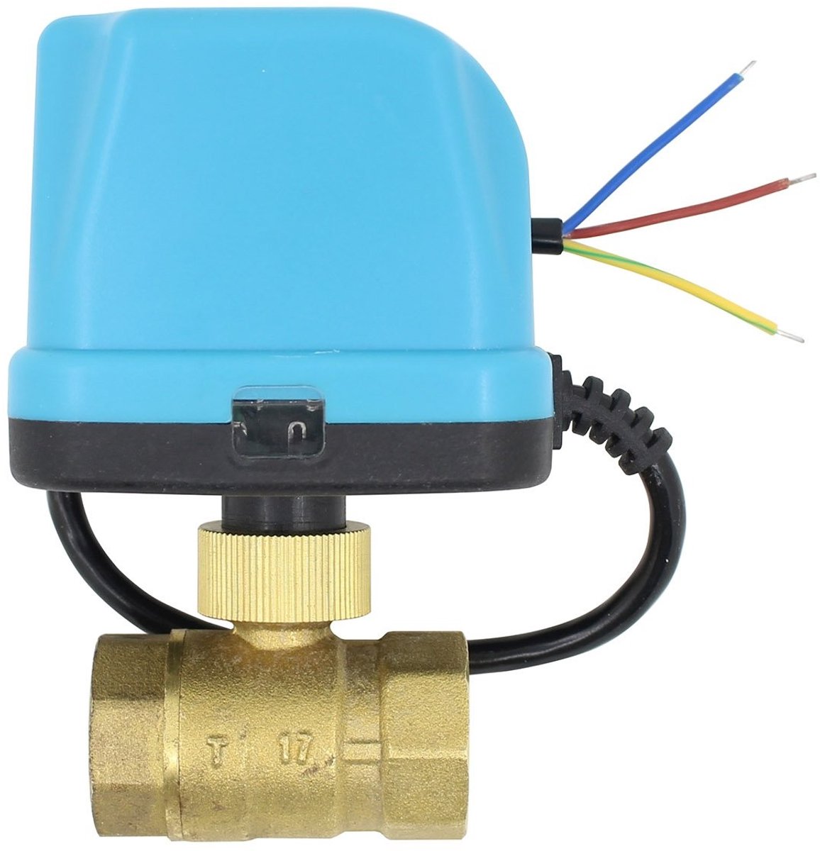 Cosensi - Motorized Valve - Elektrische Kogelklep - IP54 - 1/2 inch - 12V 24V - Voor vloeistofbeheersing - Geschikt voor diverse toepassingen