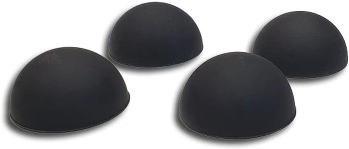 Vibratie Dimmers - Luidspreker Isolatie - Akoestische Ontkoppeling - Zelfklevende Montage - 30 mm Diameter - Zwart