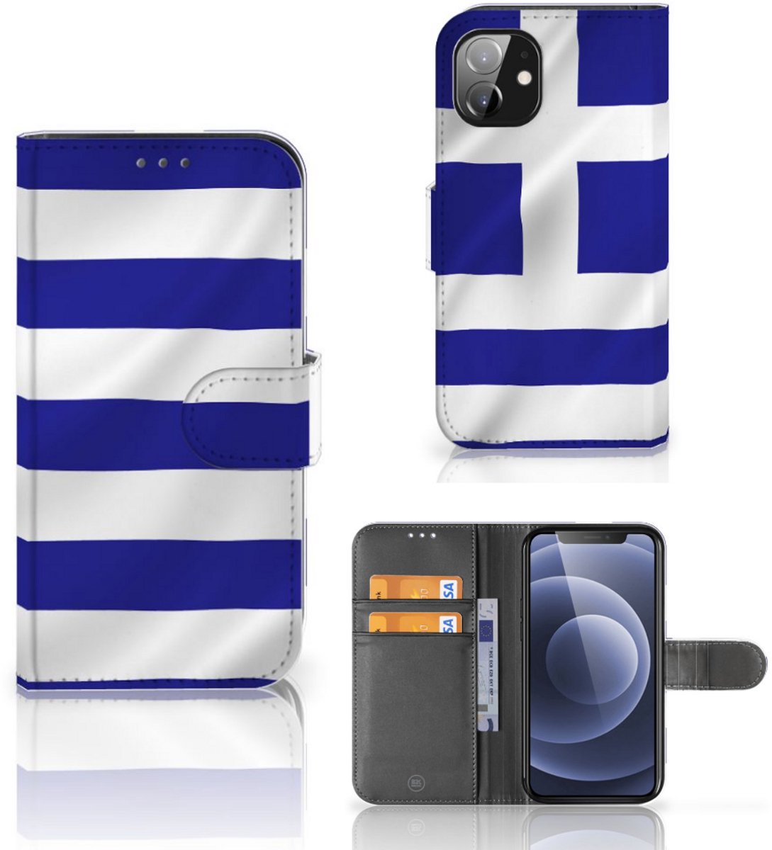 Book Case voor Apple iPhone 12 Mini Bookstyle Case Griekenland