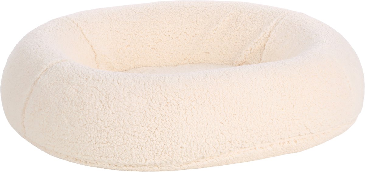 Bed Felpa Ovaal Wit